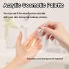 5pcs Professional Makeup Spatula Korean Set with Foundation Spatula Stainless Steel Makeup Palette Acrylic Cosmetic Palette,Reusable Beauty Tools for Facial Cosmetic,Nail Art,Pigment Blending view 4