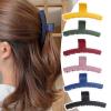 6PCS Hair Claw Clips for Women Thick Hair, Matte Non-SlipHair Clips Hair Clips Strong Hold Thin Hair Accessories (Save25%-6PCS(Yellow+Green+Red)) view 1