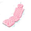 Full Body Bath Pillow, Upgraded Non-Slip Bath Cushion for Tub,SPA Bath tub Pillow mat for Headrest, Neck Shoulder Support, 3D Air Mesh Breathable Bath Pillow for Women & Men (Blue-Extended Full Body) view 1