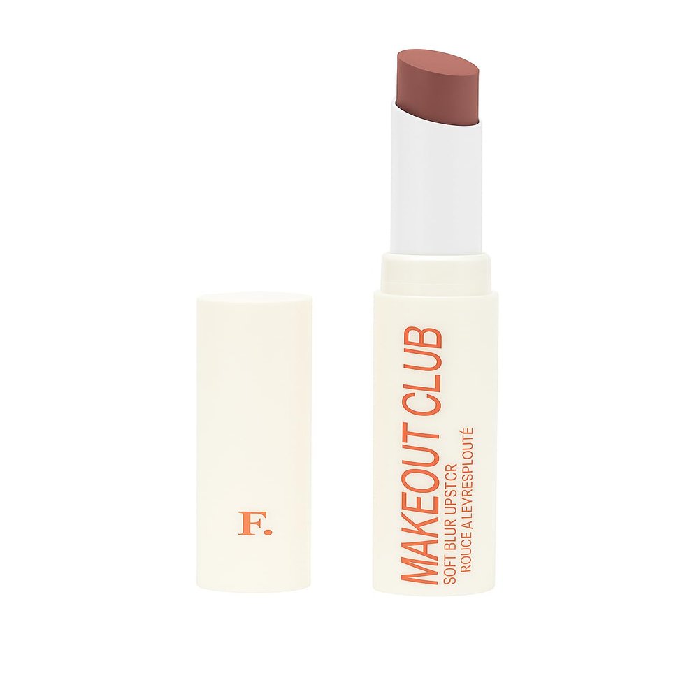 Freck Beauty MAKEOUT CLUB Soft Blur Lipstick Medium-to-Full Coverage, 8-Hour Wear, Transfer-Proof, Buildable Soft Matte Finish, Wearable Color for All Skin Tones | BADDIE (Dark Brown)