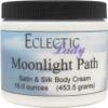 Eclectic Lady Moonlight Path Satin and Silk Cream, Body Cream, Body Lotion, 16 oz - Shea Butter, Aloe, Silk Amino Acids, Vitamin E, Phthalate-Free, Handcrafted in USA - Perfect For Women view 1