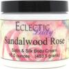 Eclectic Lady Sandalwood Rose Satin and Silk Cream, Body Cream, Body Lotion, 16 oz - Shea Butter, Aloe, Silk Amino Acids, Vitamin E, Phthalate-Free, Handcrafted in USA - Perfect For Women view 1