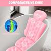 Full Body Bath Pillow, Upgraded Non-Slip Bath Cushion for Tub,SPA Bath tub Pillow mat for Headrest, Neck Shoulder Support, 3D Air Mesh Breathable Bath Pillow for Women & Men (Pink-Extended Full Body) view 3