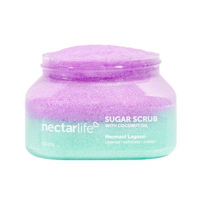 Sugar Scrub, Exfoliating Body Scrub (8 Ounce, Mermaid Lagoon)
