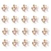20 Pcs Small Pearl Hair Claw Clips for Women Girl, Mini Pearl Flower Claw Clips Design, Sweet Daisy Artificial Bangs Clips Decorative Hair Accessories view 1