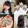 20 Pcs Small Pearl Hair Claw Clips for Women Girl, Mini Pearl Flower Claw Clips Design, Sweet Daisy Artificial Bangs Clips Decorative Hair Accessories view 3