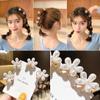 20 Pcs Small Pearl Hair Claw Clips for Women Girl, Mini Pearl Flower Claw Clips Design, Sweet Daisy Artificial Bangs Clips Decorative Hair Accessories view 4