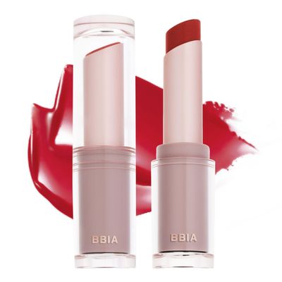 BBIA Ready To Wear Water Lipstick  Sheer Long-Lasting Lip Gloss Stick, Glowy & Glossy Texture, Moisturizing, Transparent & Buildable Color, Natural Tinting, Korea Lip Makeup (03 - WET CAMELLIA)