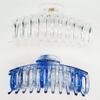 Accglory 5.5 Inches Extra Large Hair Clips for Long Thick Hair Womens Jumbo Hair Claw Clips 2 Counts in Set Hair Accessories(transparent and ocean blue) view 3