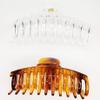 Accglory 5.5 Inches Extra Large Hair Clips for Long Thick Hair Womens Jumbo Hair Claw Clips 2 Counts in Set Hair Accessories (clear and brown) view 3