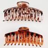 Accglory 5.5 Inches Extra Large Hair Clips for Long Thick Hair Womens Jumbo Hair Claw Clips 2 Counts in Set Hair Accessories (light leopard and coffee leopard) view 3
