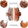 Accglory 5.5 Inches Extra Large Hair Clips for Long Thick Hair Womens Jumbo Hair Claw Clips 2 Counts in Set Hair Accessories (light leopard and coffee leopard) view 4