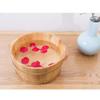 Scpantkend Foot Spas for Home Use Household Children's Foot Bath Barrel, Female Small Cedar Foot Bath Tub, Health Pedicure Foot Wash Basin, Thermal Insulation Wooden Barrel for Kids Foot Bath Barrel view 2