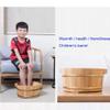 Scpantkend Foot Spas for Home Use Household Children's Foot Bath Barrel, Female Small Cedar Foot Bath Tub, Health Pedicure Foot Wash Basin, Thermal Insulation Wooden Barrel for Kids Foot Bath Barrel view 3