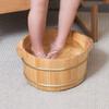 Scpantkend Foot Spas for Home Use Household Children's Foot Bath Barrel, Female Small Cedar Foot Bath Tub, Health Pedicure Foot Wash Basin, Thermal Insulation Wooden Barrel for Kids Foot Bath Barrel view 4