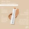 Glo Skin Beauty Skin Glow Stick Highlighter (Cognac) - Powered by Hydrators, Mineral Pigments & Mica for an Illuminated Glow - Clean Mineral Cream Highlighter view 3