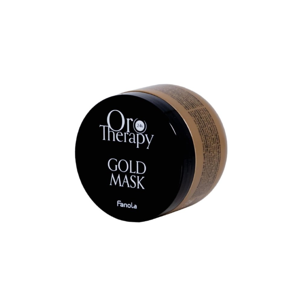 Fanola Oro Therapy Hair Mask Treatment - Infused with Keratin, Argan Oil, and Micro-Active Gold - Hair Care Treatment for Damaged or Frizzy Strands (10.14 oz)