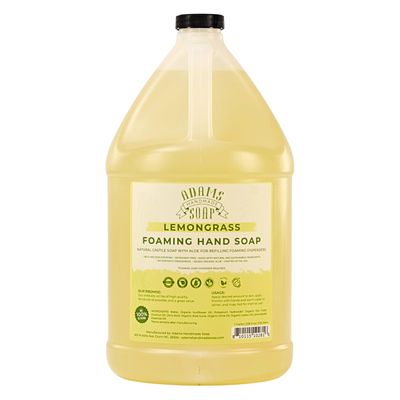 Adams Handmade Soap Liquid Foaming Soap 1 Gal - Lemongrass