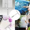 CALLMO Rotating T-Shaped Glass Wiper Blade Bathroom Bathroom Mirror Window Brush Household mini Single-Sided Window Scraper view 4