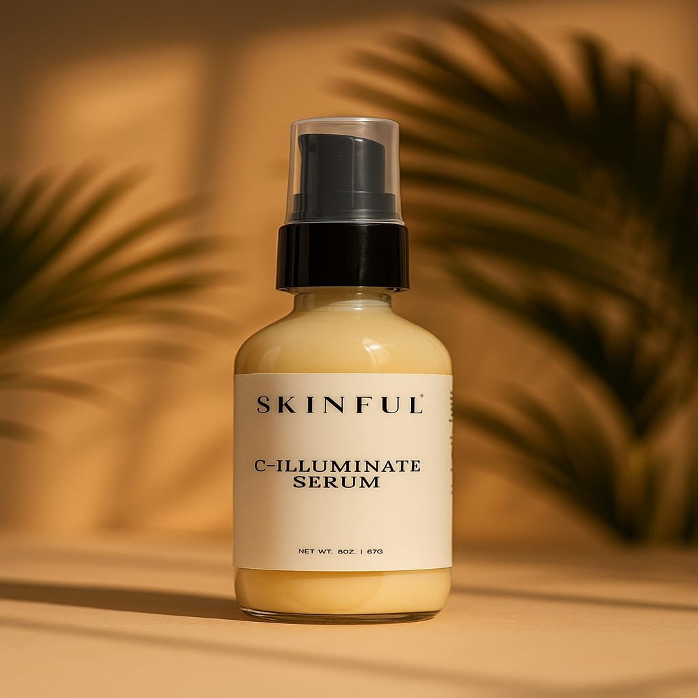 Skinful C-Illuminate Vitamin C Serum for Face with Hyaluronic Acid - 2oz