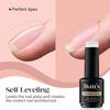 Dan's Nails 15ml Ballet Pink Gold Flakes Rubber Base Gel Coat Color | Soak off UV/LED Lamp for Professional Russian Manicure view 3