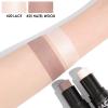FOCALLURE 2 Pcs Mineral Cream Contour Stick,Moisturize Highlighter and Bronzer Pen,Non Stick Face Brightens & Shades Pencil,Long Lasting & Smooth Gliding Face Illuminator Makeup,Fair-light view 3