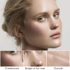 FOCALLURE 2 Pcs Mineral Cream Contour Stick,Moisturize Highlighter and Bronzer Pen,Non Stick Face Brightens & Shades Pencil,Long Lasting & Smooth Gliding Face Illuminator Makeup,Fair-light view 4