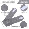 Whaline Spa Facial Headbands 3 Pieces Make Up Wrap Head Terry Cloth Headband Soft Adjustable Towel Band for Face Washing Shower Facial Cover Yoga(Black, Pink, Gray) view 2