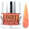 FAIRY GLAMOR Orange Thermal Color Changing Glitter Dip & Acrylic Nail Powder - California Girl - 1 oz view 1