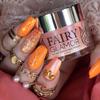 FAIRY GLAMOR Orange Thermal Color Changing Glitter Dip & Acrylic Nail Powder - California Girl - 1 oz view 2