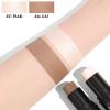 FOCALLURE 2 Pcs Mineral Cream Contour Stick,Moisturize Highlighter and Bronzer Pen,Non Stick Face Brightens & Shades Pencil,Long Lasting & Smooth Gliding Face Illuminator Makeup,Light view 3