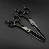 6.0 Inch Hairdressing Texturizing Salon Tools, Professional Stainless Process Haircut Scissors Kit (Flat Shears + Tooth Shears), for Men Women Adults Kids Home Salon view 1