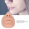 Reusable Silicone Nose Mouth Model, Easy Cleaning Piercing Model with Mouth for Beauty Salon, Flexible Soft Imitation Nose Model for Acupuncture, Human Model Simulation for Piercing(Medium Skin Color) view 3