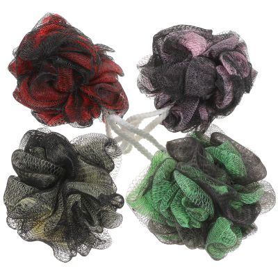 4pcs Foaming Net Loofah Cleaning Supplies Loofah for Men Shower Loofah Bathroom Bath Sponge Hotel Bathing Ball Shower Ball Shower Puff Household Bath Loofahs Shower Sponges