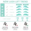 22 Piece Silicone Lash Lift Pads, PERMANIA Eyelash Perm Curler Makeup Tools for Eyelash Lifting, Reusable Dolphin Eye Patch & Lash Ribbon Salon Grade (Green) view 4