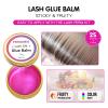 PERMANIA Lash Glue Balm, Eyelash Lifting Adhesives Strong Hold and Perfectly Shaped Eyebrows for Brow Lamination Kit, Lash Lift Balm Bright Colors & Fruity Flavours Fast Drying & Waterproof (Pink) view 2