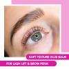 PERMANIA Lash Glue Balm, Eyelash Lifting Adhesives Strong Hold and Perfectly Shaped Eyebrows for Brow Lamination Kit, Lash Lift Balm Bright Colors & Fruity Flavours Fast Drying & Waterproof (Pink) view 4