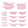 22 Piece Silicone Lash Lift Pads, PERMANIA Eyelash Perm Curler Makeup Tools for Eyelash Lifting, Reusable Dolphin Eye Patch & Lash Ribbon Salon Grade (Pink) view 1