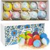 Nagaliving Bath Bombs Gift Set, 10 Organic Bubble Bombs, for Valentines Day, Christmas view 1