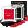 BEPHOLAN 2 PCS Single Matte Black Red Eyeshadow Palette,Eyeliner Powder Goth Makeup Eyeshadow,Gothic Vampire Makeup Kit view 1