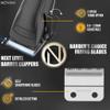Novah Professional Hair Clippers for Men, Professional Barber Clippers, Electric Mens Cordless Hair Clipper for Barbers Haircut Kit Fade, Maquina de Cortar Cabello view 2
