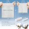 WOWOTEX 100% Cotton Disposable Face Towel 50 Count 10x12 Inch | Biodegradable Thick Soft One Time Use Dry Wipes for Sensitive Skin, Baby Care, Facial Cleaning, Makeup Removal view 2