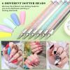 Nail Art Brushes, 6 Acrylic Nail Brushes Dappen Dish Set - Dappen Dish for Acrylic Nails, Monomer Dish Nail Glass Cup Nail Art Manicure Tools (10 Piece Set) view 4