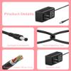 12V Replacement for Laser Hair Removal Charger, Compatible with LYSMOSKI 999,900 Flashes Permanent IpL Hair Removal Device, Compatible with INNZA Laser Hair Removal Device JD -TM022 view 3
