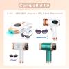 24V Replacement for Laser Hair Removal Charger, Compatible with Laser Permanent 3-in-1 Aopvui Laser Hair Removal, Compatible with Laser Hair Removal Device 999900 Flashes Aopvui IPL Hair Removal view 3