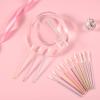 500 Pcs Disposable CrystaLip Brush Lip Gloss Applicators Lipstick Gloss Wands for lip care & Makeup Tool Kits (Mix color c) view 3