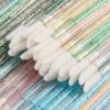 500 Pcs Disposable CrystaLip Brush Lip Gloss Applicators Lipstick Gloss Wands for lip care & Makeup Tool Kits (Pink) view 3
