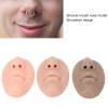 3pcs 3D Silicone Nose Mouth Model with 3 Colors, Reusable Body Part Model for Nose Plastic Surgery Practice, Soft Piercing Practice Tool for Beginners, Fake Nose for Jewelry Display view 3