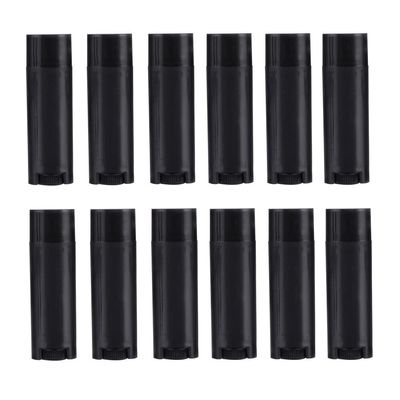 4.5g 0.15oz Refillable Oval Lip Balm Tubes DIY Lipstick Lip Balm Lip Gloss Tubes Holder Containers for Lip Samples Travel Split Charging(50PCS)