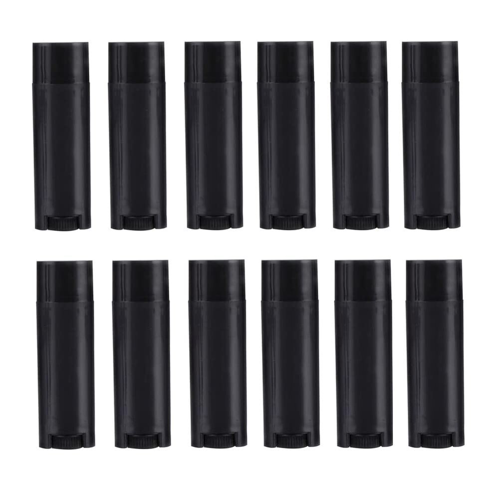 4.5g 0.15oz Refillable Oval Lip Balm Tubes DIY Lipstick Lip Balm Lip Gloss Tubes Holder Containers for Lip Samples Travel Split Charging(50PCS)